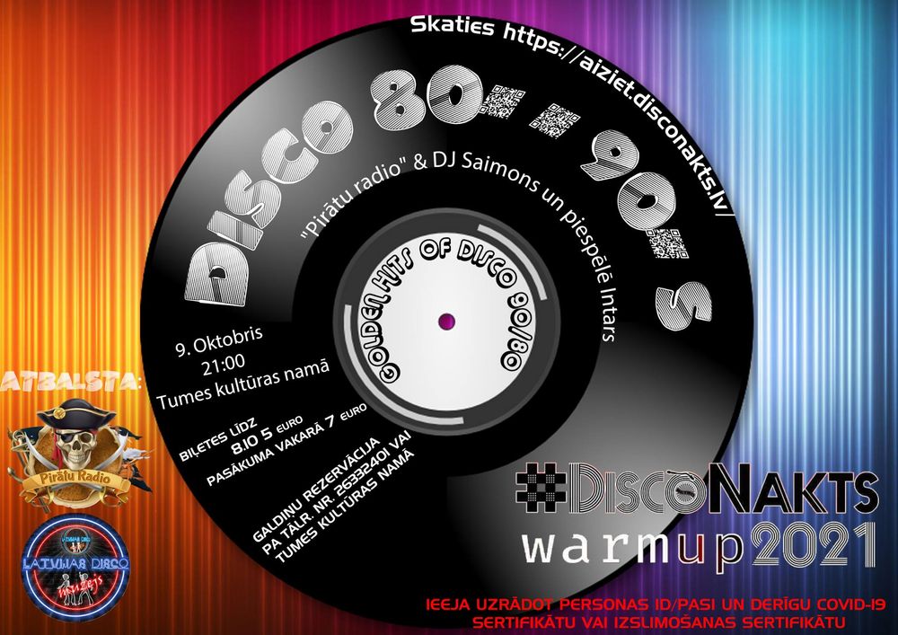 Disco 80/90 #DiscoNakts warm up #3