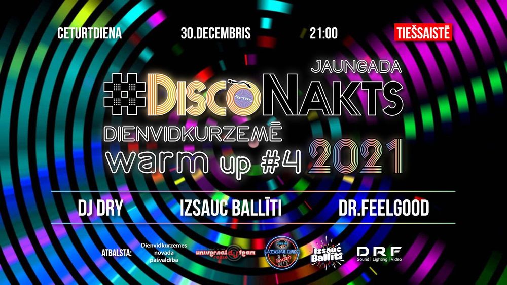 Jaungada #DiscoNakts Dienvidkurzemē 