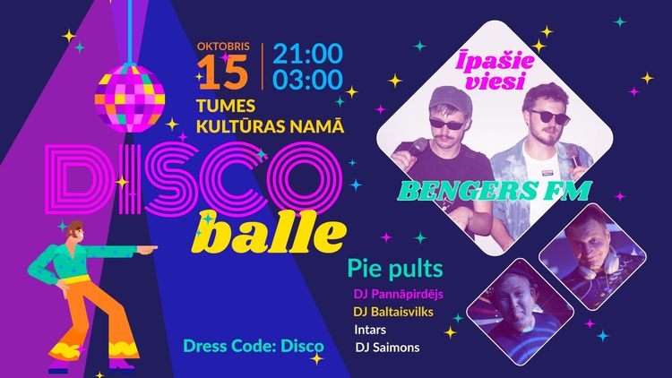 Lielā Disco balle Tumē!
